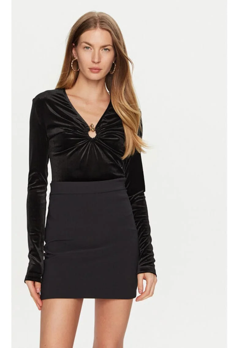 Bluza dama,  304381492, Poliester, Negru, Negru