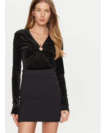 Bluza dama,  304381492, Poliester, Negru, Negru