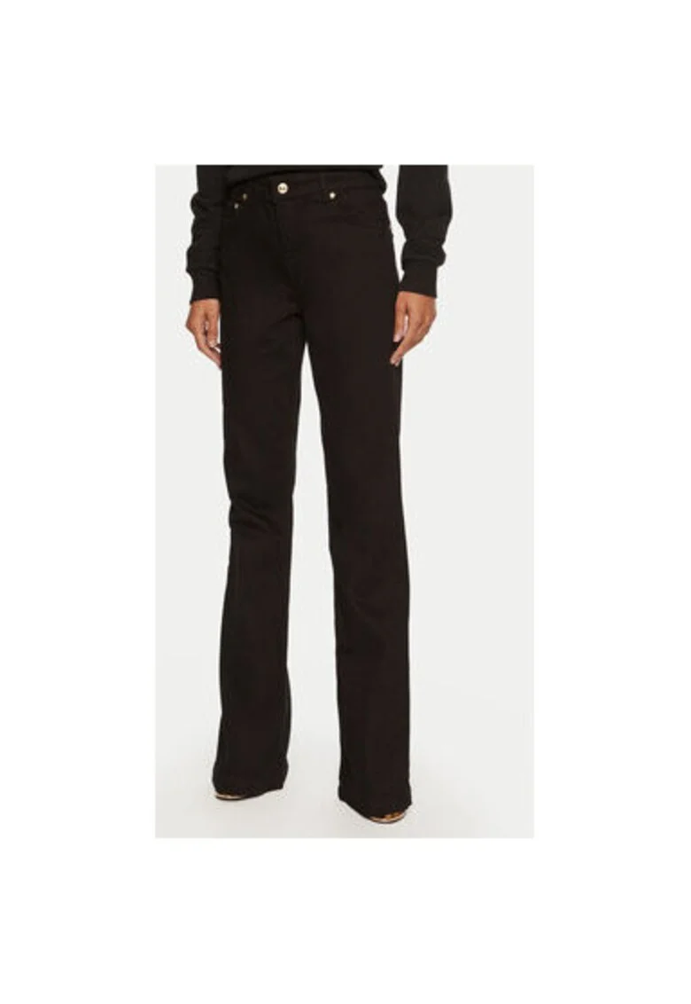 Blugi dama,  304381409, Bumbac, Negru, Negru