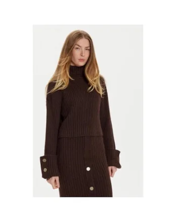 Bluza dama,  304982668, Poliester/Lana, Maro, Maro