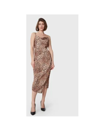 Rochie dama,  302137886, Poliester, Bej, Bej