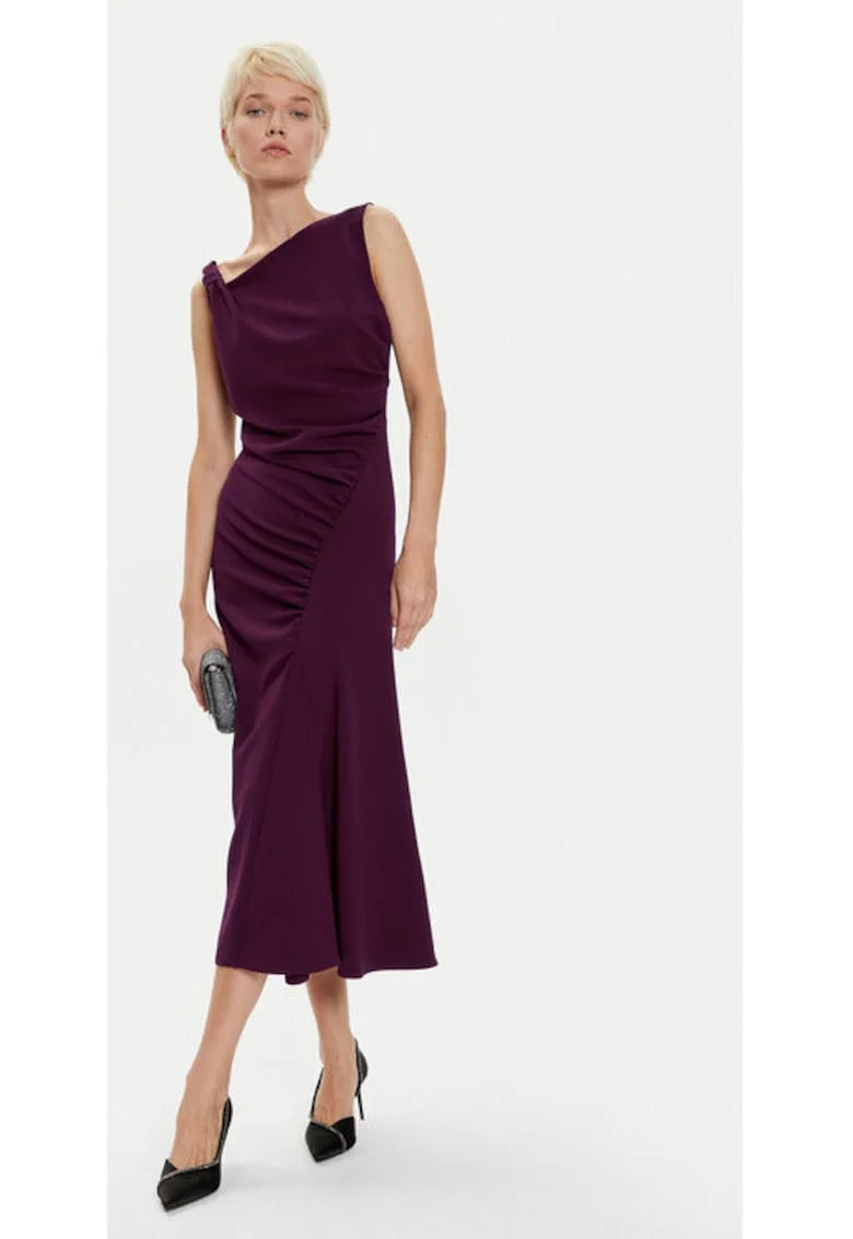 Rochie dama,  304857515, Poliester, Violet, Violet