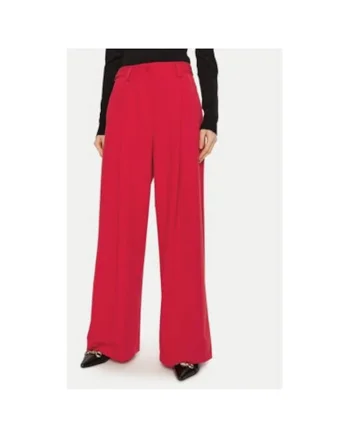Pantaloni dama,  304876943, Poliester/Viscoza, Negru, Negru