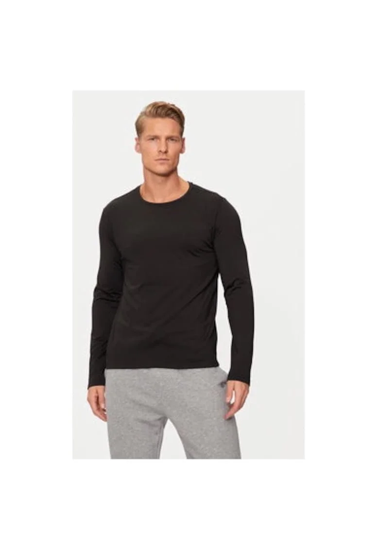 Bluza barbati,  304971525, Poliester, Negru, Negru