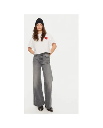Tricou dama,  304579356, Bumbac organic, 2XL INTL, Alb
