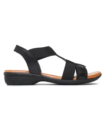Sandale dama, 03951,  Piele naturala, Negru, Negru