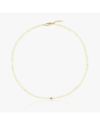 Colier din aur Glamour - Perle Naturale