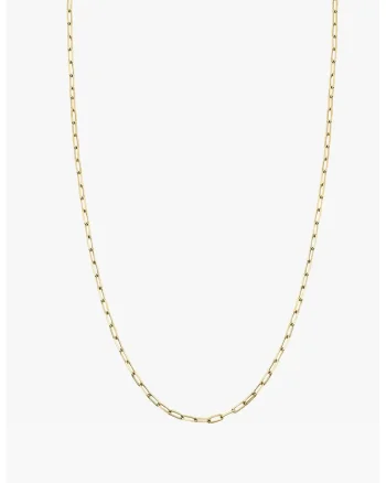 Colier-lant placat cu aur de 14K, Auriu