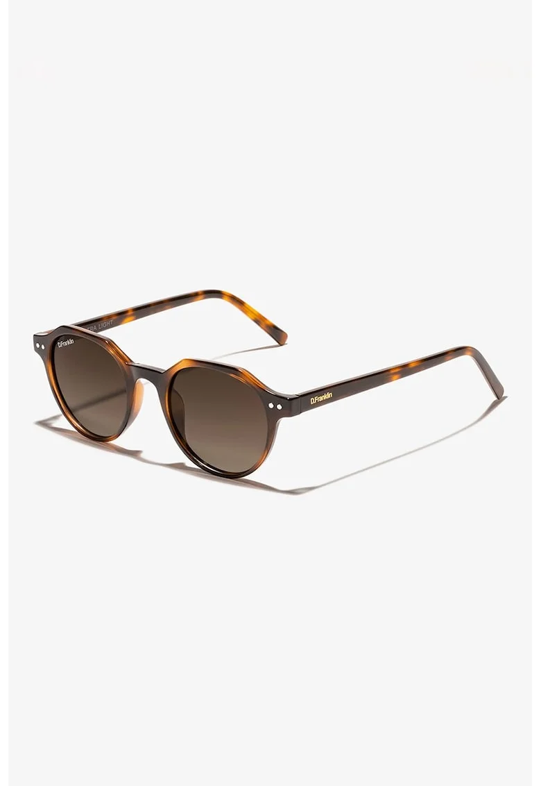 Ochelari de soare pantos unisex cu lentile polarizate, Maro/Portocaliu