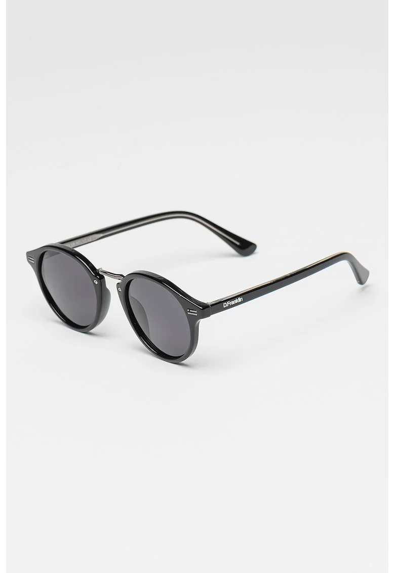 Ochelari de soare pantos unisex cu lentile polarizate, Negru