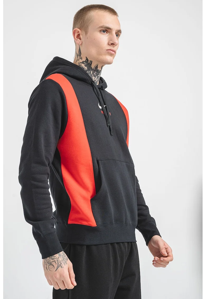 Hanorac cu logo Air, Rosu/Negru