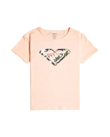 Tricou de bumbac organic cu imprimeu grafic Day And Night, Piersica