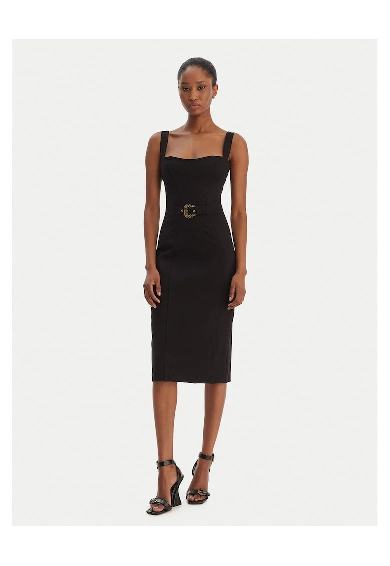 Rochie de cocktail,  fermoar, negru, 64% viscoza, 31% poliamida, 5% elastan