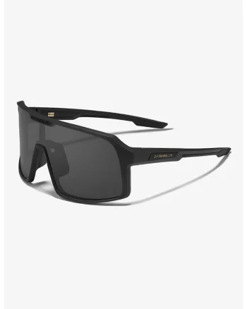 Ochelari de soare shield unisex, Negru,