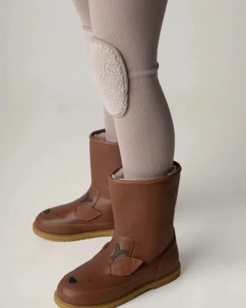 Donsje ghete de iarnă pentru copii din piele Wadudu Special Boots Stag