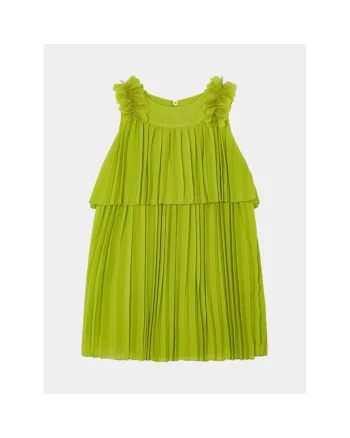 Rochie fete,  13652, Verde, Poliester