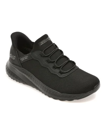 Pantofi sport SKECHERS negri, 117500, din material textil