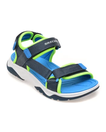 Sandale SKECHERS bleumarin, 407013L, din material textil