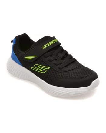 Pantofi sport SKECHERS negri, 405084L, din material textil