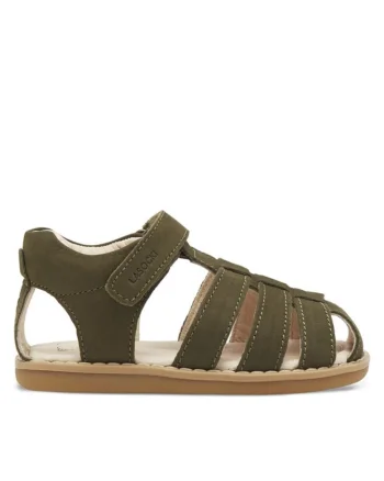 Pantofi copii,  590558847669621, Piele naturala/Piele nabuc, Kaki