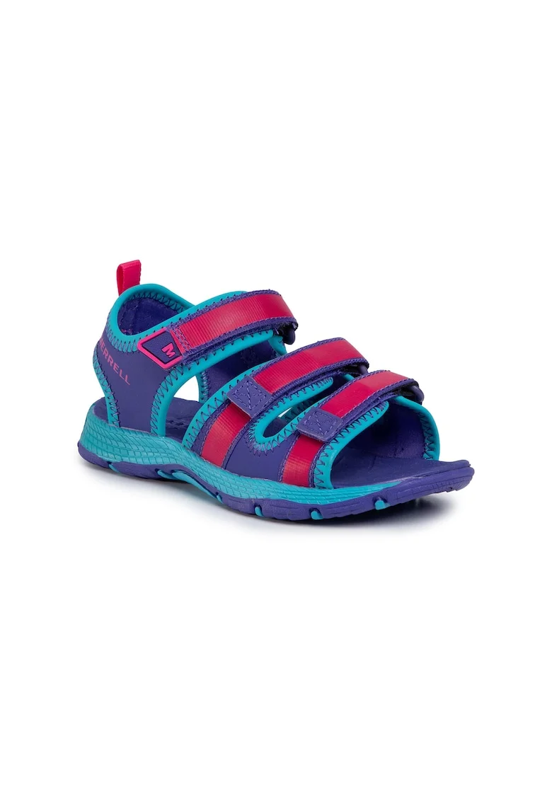 Sandale baieti,  Piele ecologica, Violet