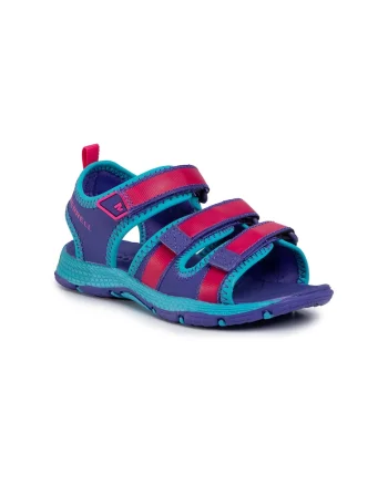 Sandale baieti,  Piele ecologica, Violet
