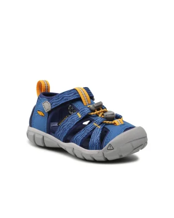Sandale copii,  300440971, Piele ecologica, Albastru marin, Bleumarin