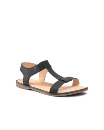 Sandale fete,  5904248597115, Negru, Piele ecologica,
