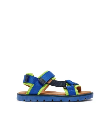Sandale copii,  888350, Piele naturala, Albastru
