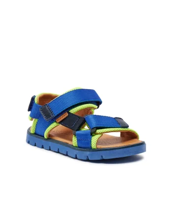 Sandale copii,  888343, Piele naturala, Albastru