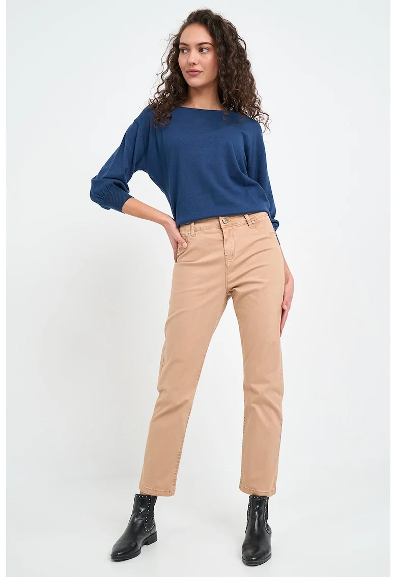 Pantaloni crop, Maro nisip