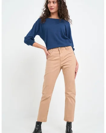 Pantaloni crop, Maro nisip