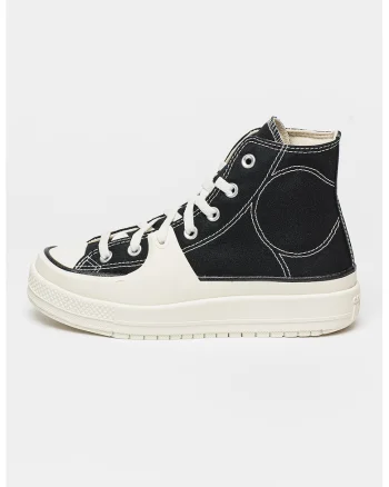 Tenisi high-top unisex Chuck Taylor All Star Construct, Negru/Crem