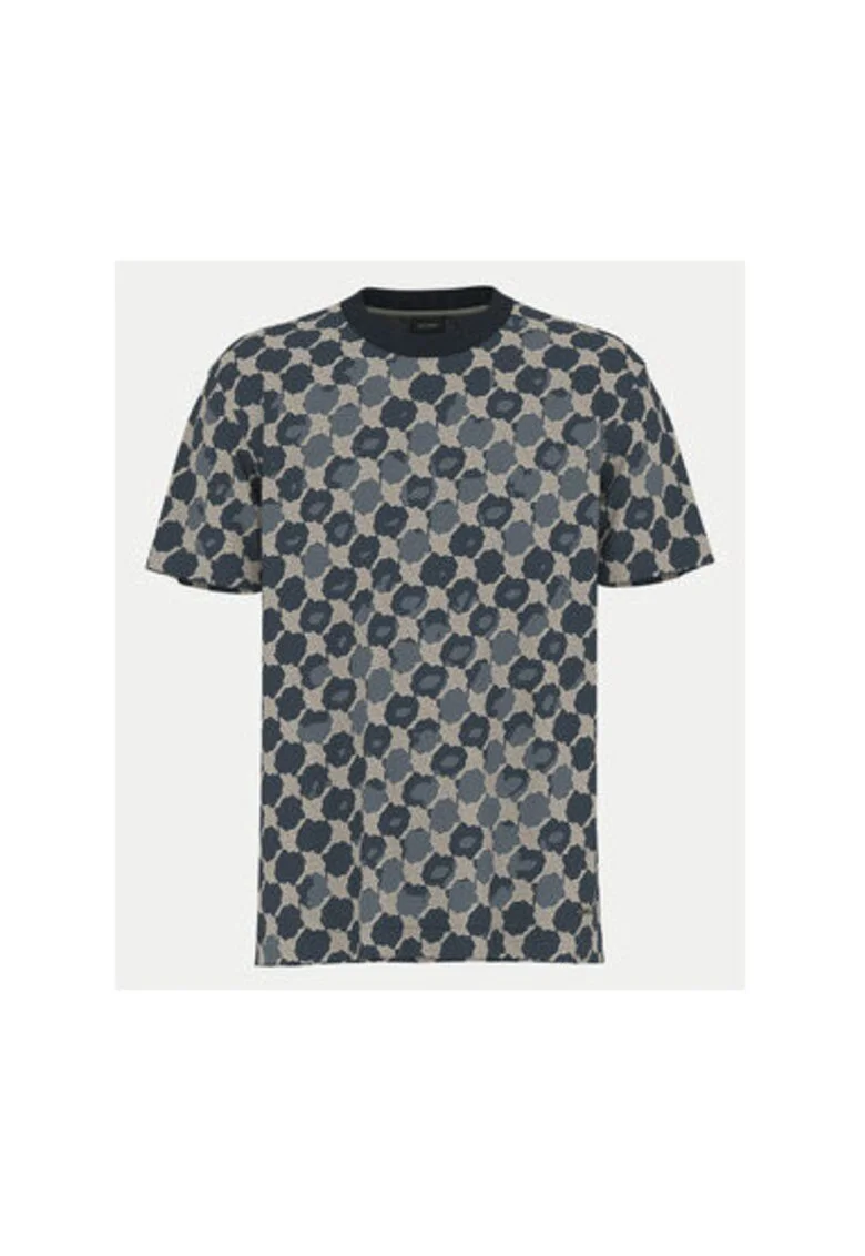 Tricou barbati,  304687174, Bumbac, Albastru, Albastru