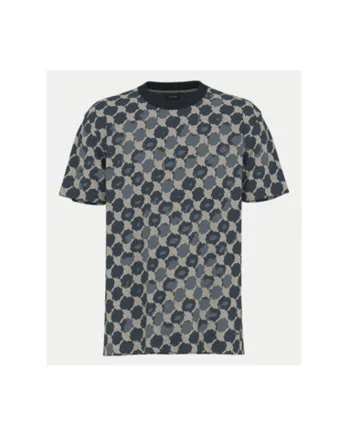 Tricou barbati,  304687174, Bumbac, Albastru, Albastru
