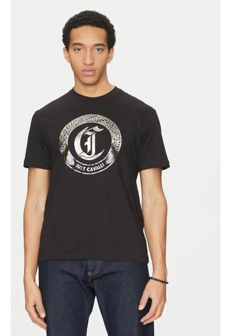 Tricou barbati,  304865138, Bumbac, Negru, Negru
