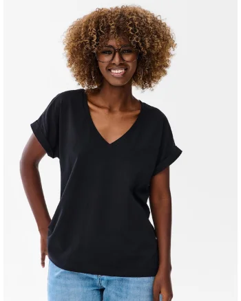 Tricou Filya lejer cu decolteu in V