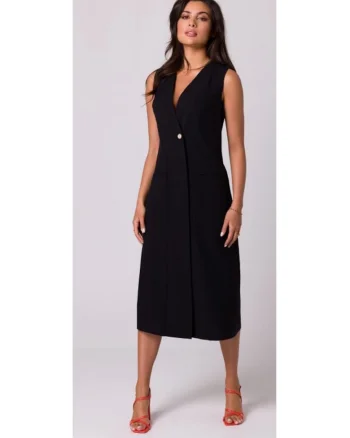 Rochie simpla midi fara maneci,