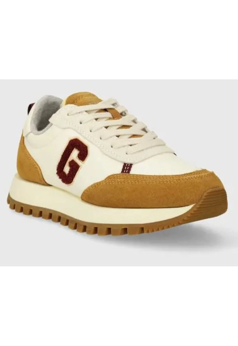 Pantofi sport cu detalii de piele intoarsa Caffay