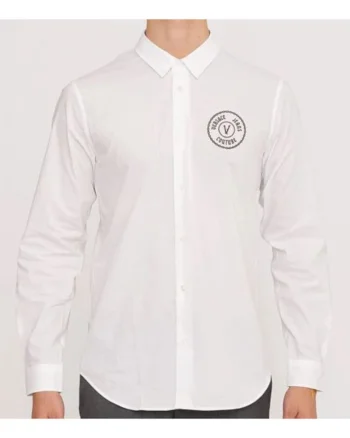 Camasa slim fit din bumbac cu gular clasic