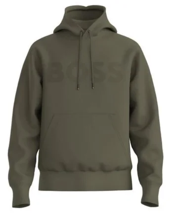 Hanorac regular fit din bumbac cu logo,