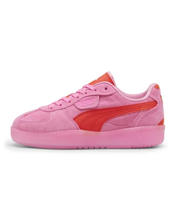 Pantofi sport din piele intoarsa Palermo Moda Xtra, Rosu/Roz