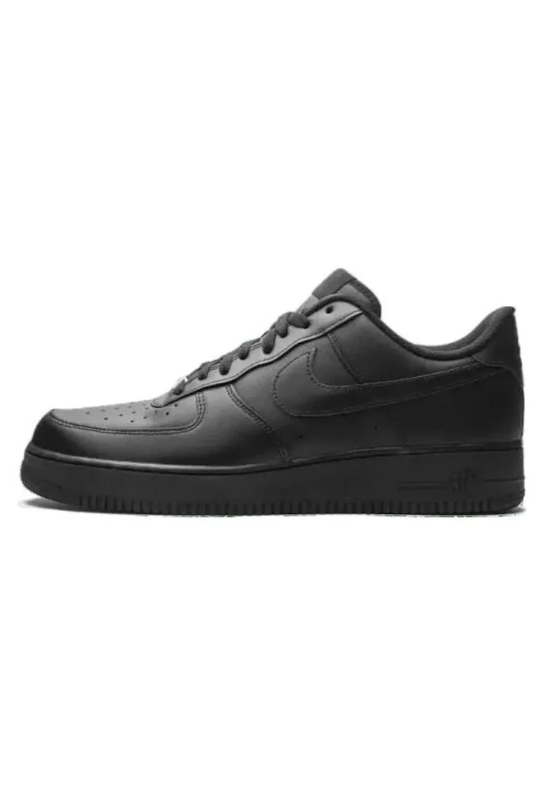 Pantofi sport barbati  Air Force 1 Low '07, negru, piele, design versatil