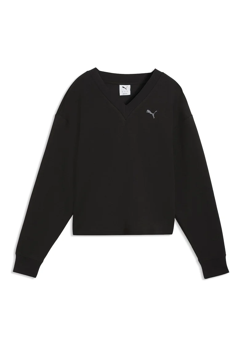 Bluza  ESS ELEVATED Comfort V-neck Crew DK 69181601