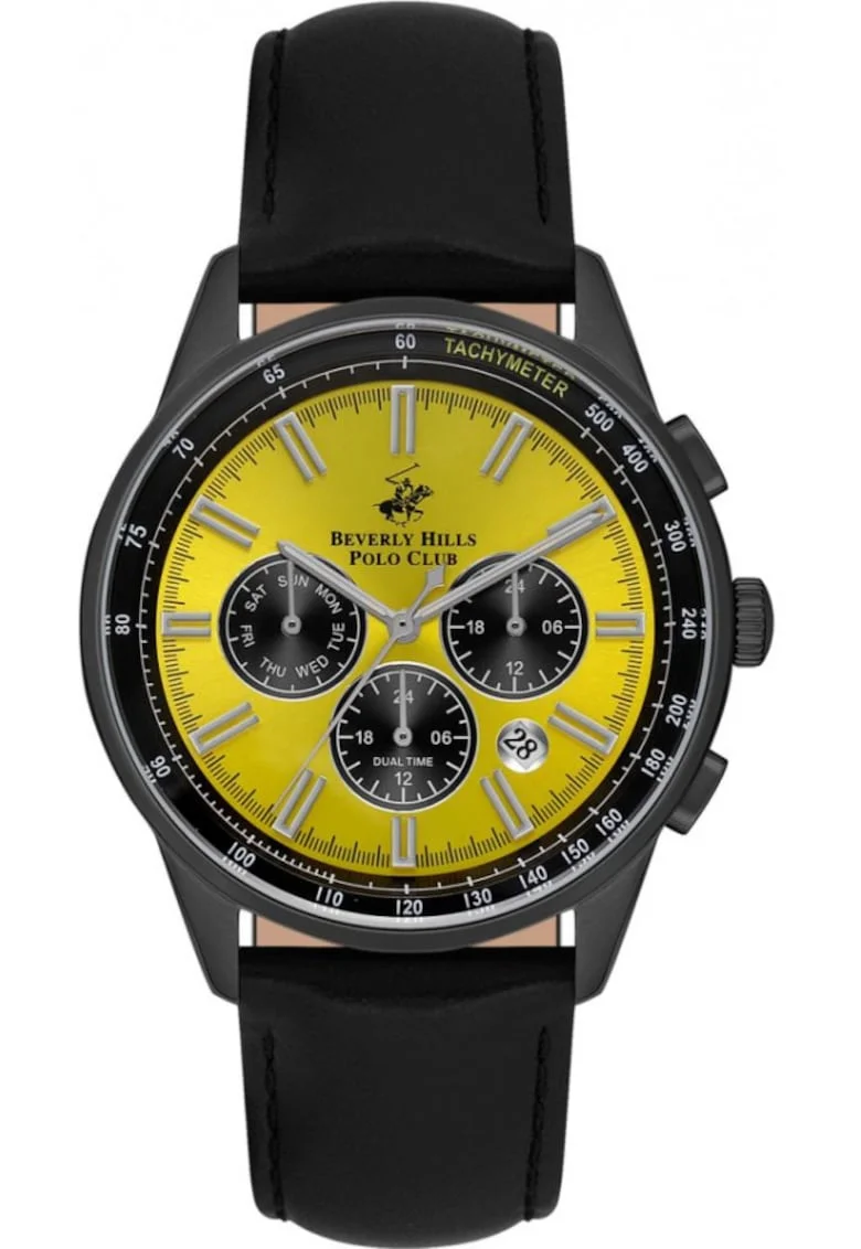 Ceas masculin BEVERLY HILLS BP3550X.801 galben fashion ca cadou