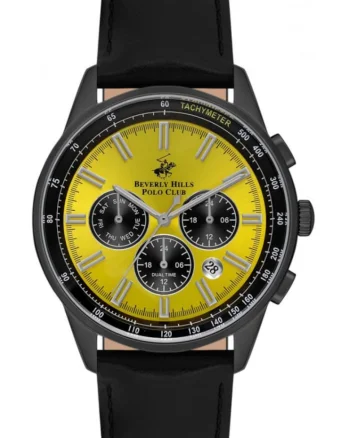 Ceas masculin BEVERLY HILLS BP3550X.801 galben fashion ca cadou