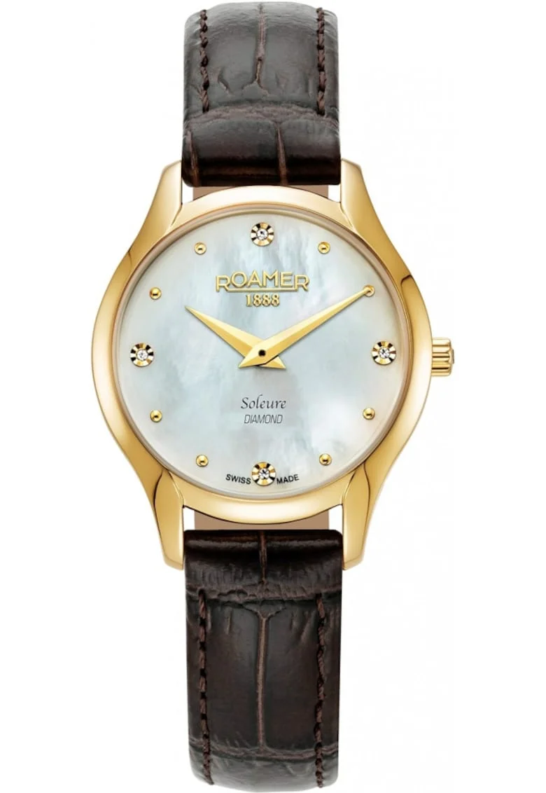 Ceas de dama  547857 48 25 05 maro clasic cu diamante