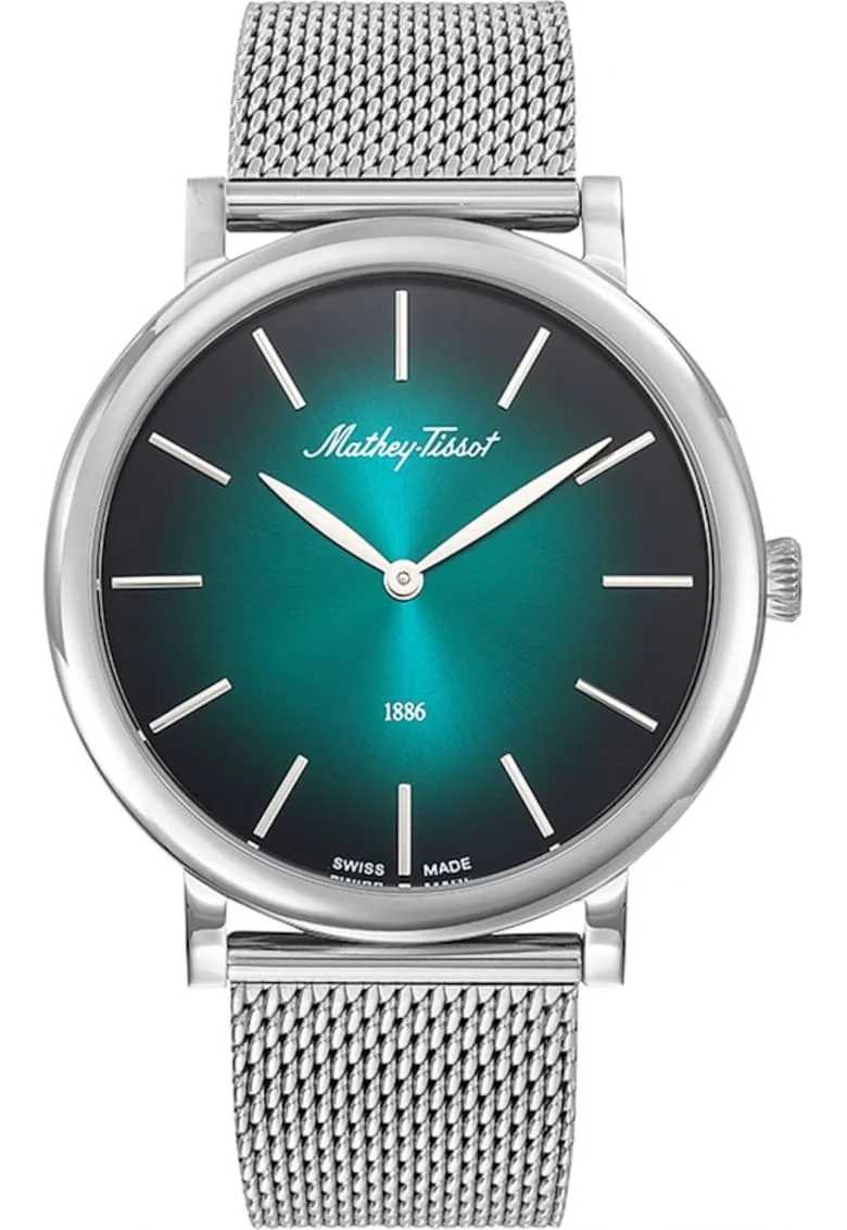 Ceas de barbati MATHEY-TISSOT H7916AV, verde, clasic
