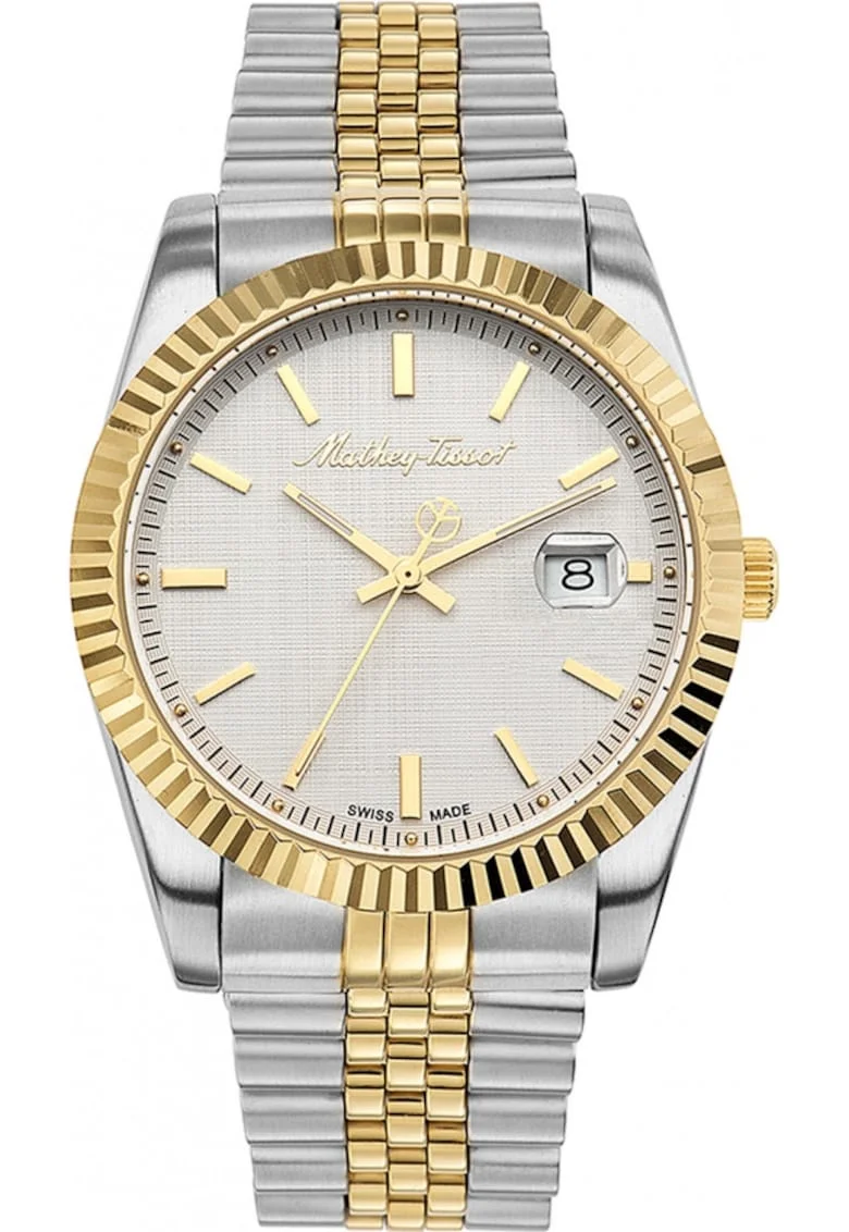 Ceas barbati MATHEY-TISSOT H810BI, clasic, in culoare aurie
