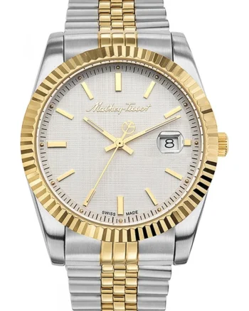 Ceas barbati MATHEY-TISSOT H810BI, clasic, in culoare aurie